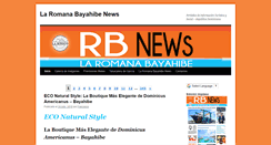 Desktop Screenshot of laromanabayahibenews.com